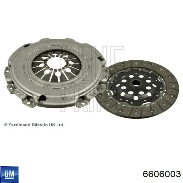 Kit de embraiagem (3 peças) General Motors 6606003 preço, a partir de 142,52 USD