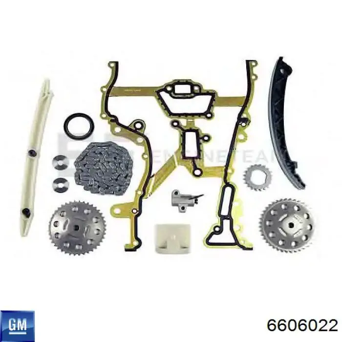 Cadeia do mecanismo de distribuição de gás, kit General Motors 6606022 preço, a partir de 86,22 USD