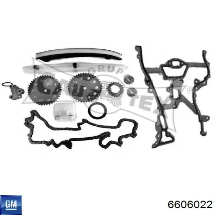 Compre 6606022 General Motors Cadeia do mecanismo de distribuição de gás, kit