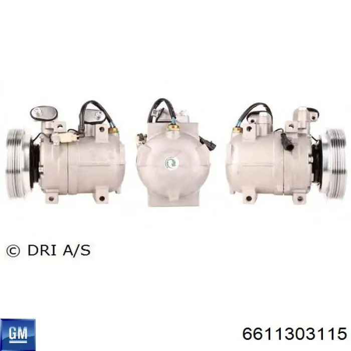 Compressor de aparelho de ar condicionado 926009B400 Nissan/Infiniti