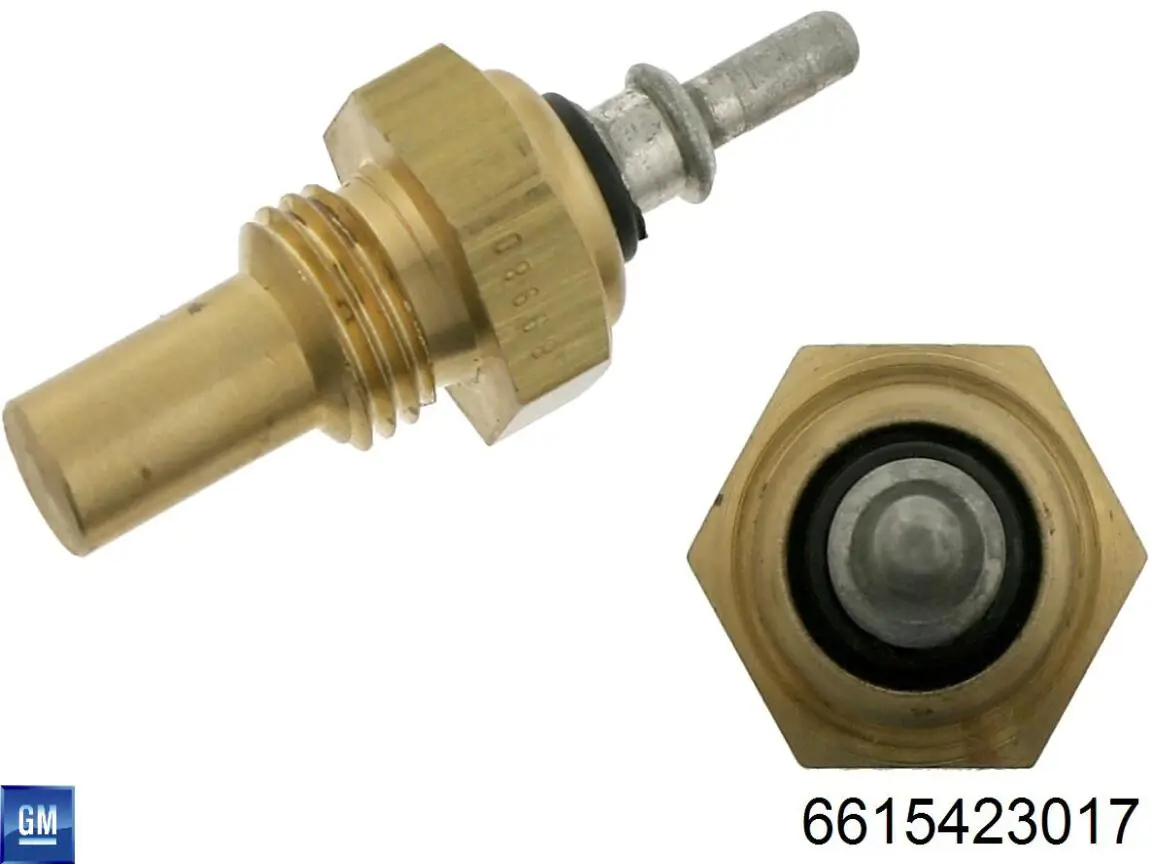 Sensor de temperatura do fluido de esfriamento 6615423017 General Motors