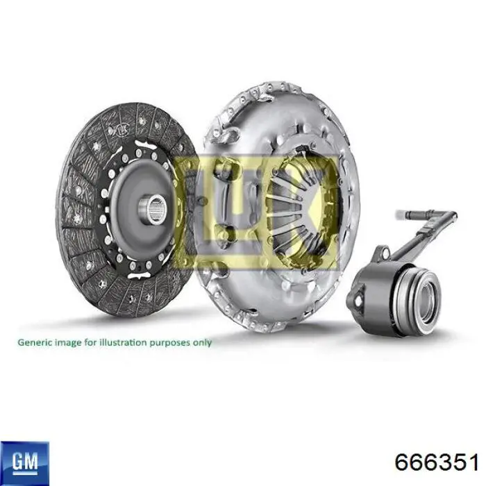Cesta de embraiagem General Motors 666351 preço, a partir de 55,87 USD