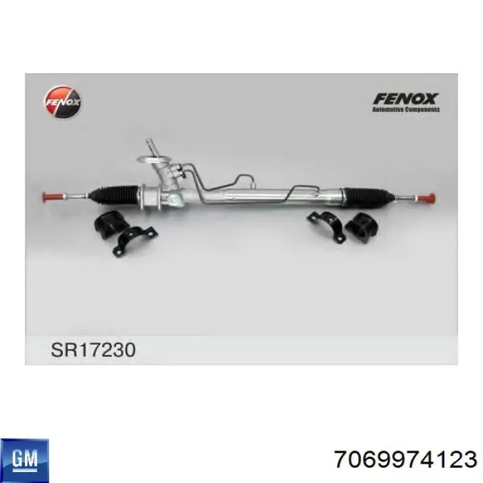 7069974123 General Motors Cremalheira da direção