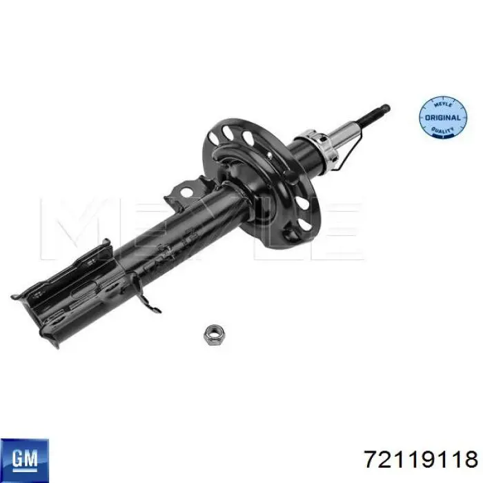 Amortecedor dianteiro direito 72119118 General Motors