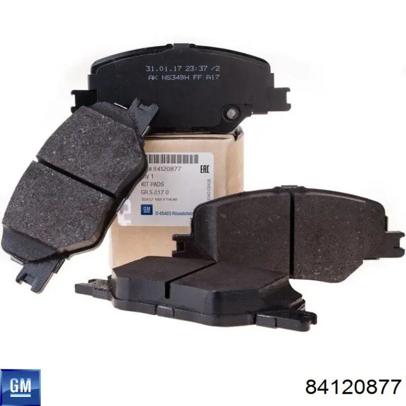 23303281 General Motors Sapatas do freio dianteiras de disco