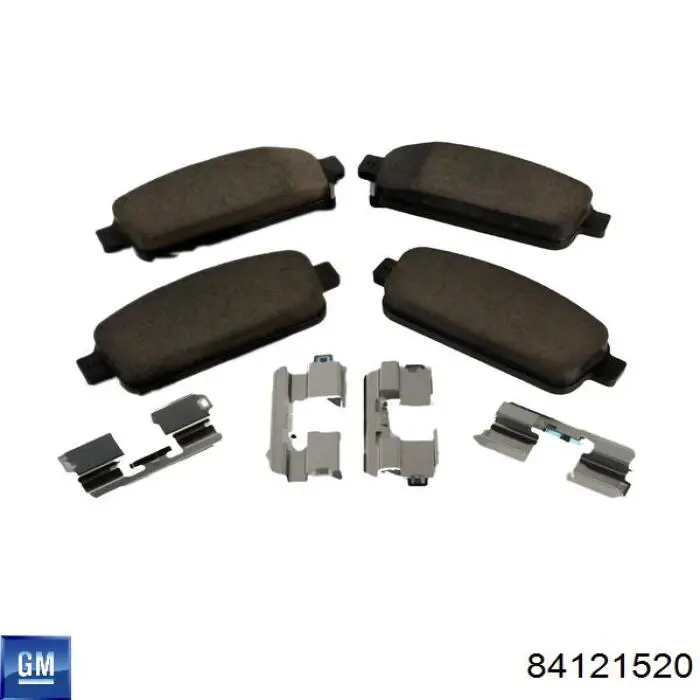 Compre 84121520 General Motors Sapatas do freio dianteiras de disco