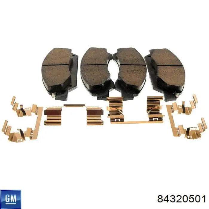 Sapatas do freio dianteiras de disco General Motors 84320501 preço, a partir de 58,01 USD