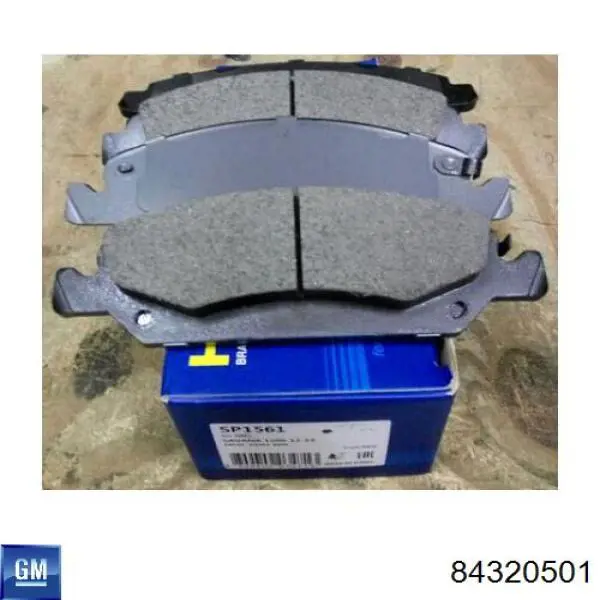 Compre 84320501 General Motors Sapatas do freio dianteiras de disco