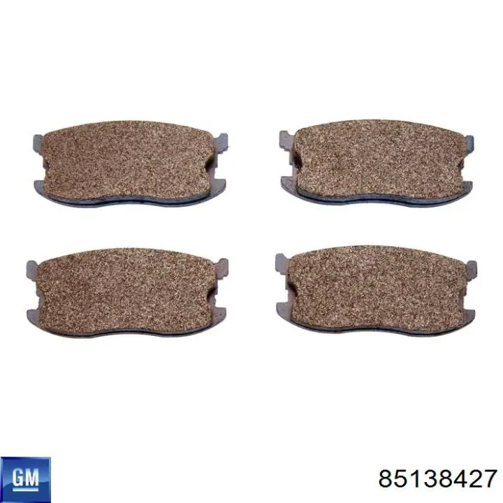 85138427 General Motors Sapatas do freio traseiras de disco