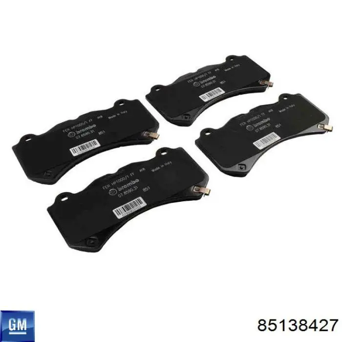 Sapatas do freio traseiras de disco General Motors 85138427 preço, a partir de 33,52 USD
