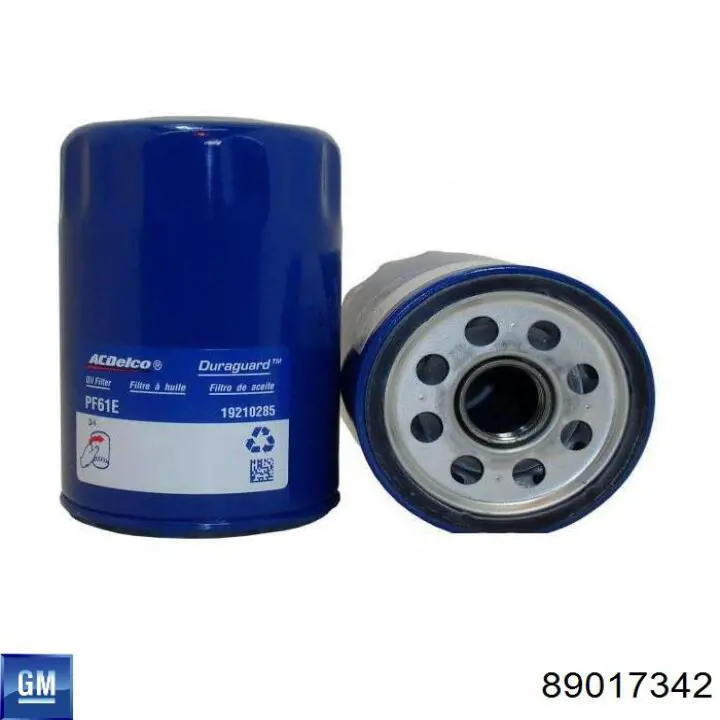 Filtro de óleo General Motors 89017342 preço, a partir de 11,26 USD