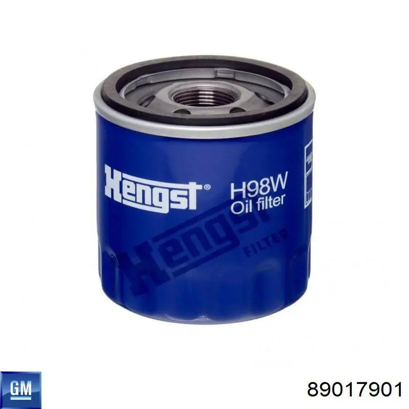 89017901 General Motors Filtro de óleo