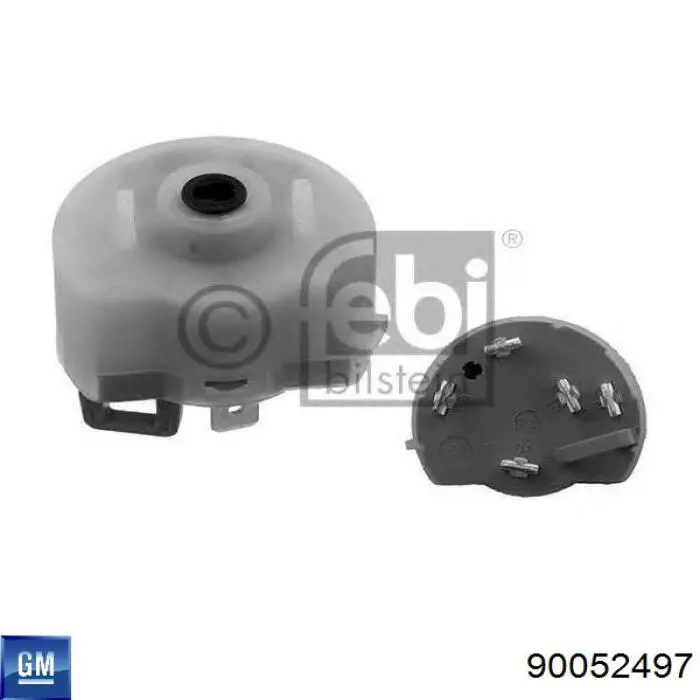 Grupo de contato de fecho de ignição 90052497 General Motors