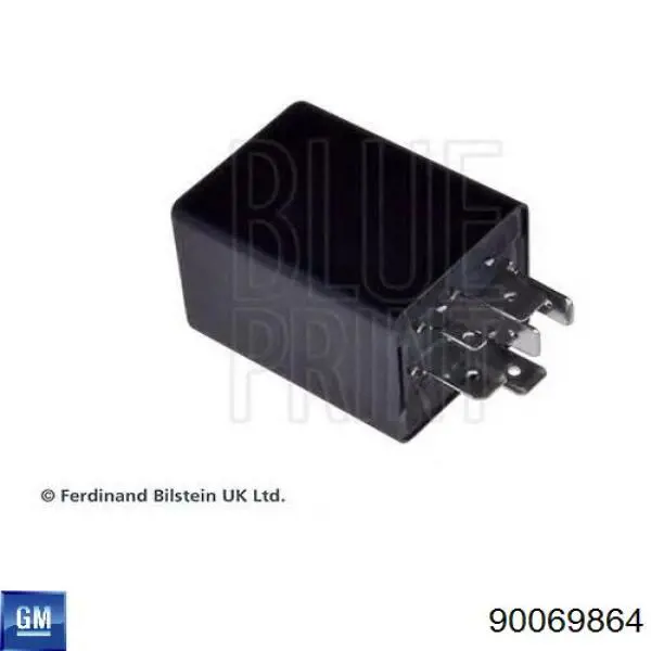 Relê de controlo de limpador pára-brisas General Motors 90069864