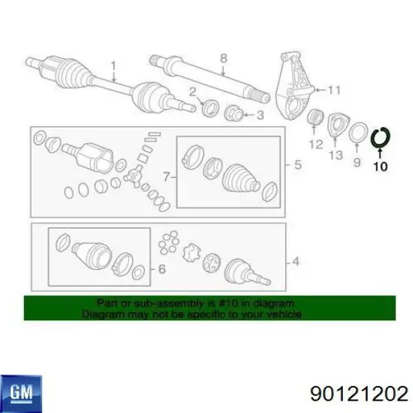 374038 Opel Semieixo (acionador) dianteiro direito