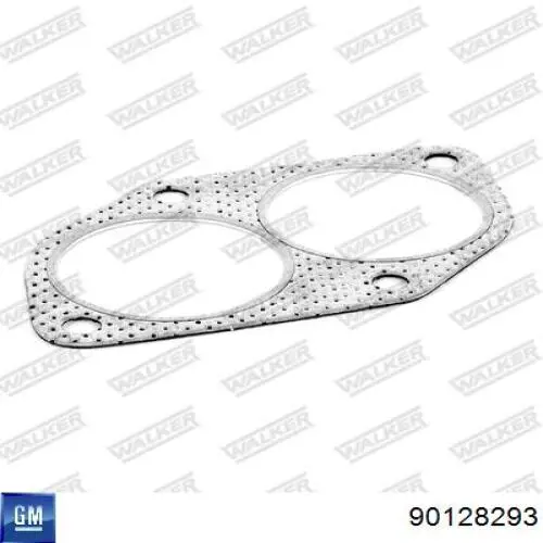 Compre 90128293 General Motors Vedante de tubo de admissão do silenciador