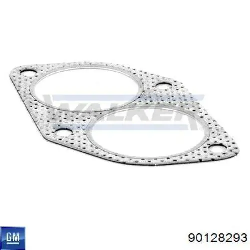Vedante de tubo de admissão do silenciador General Motors 90128293