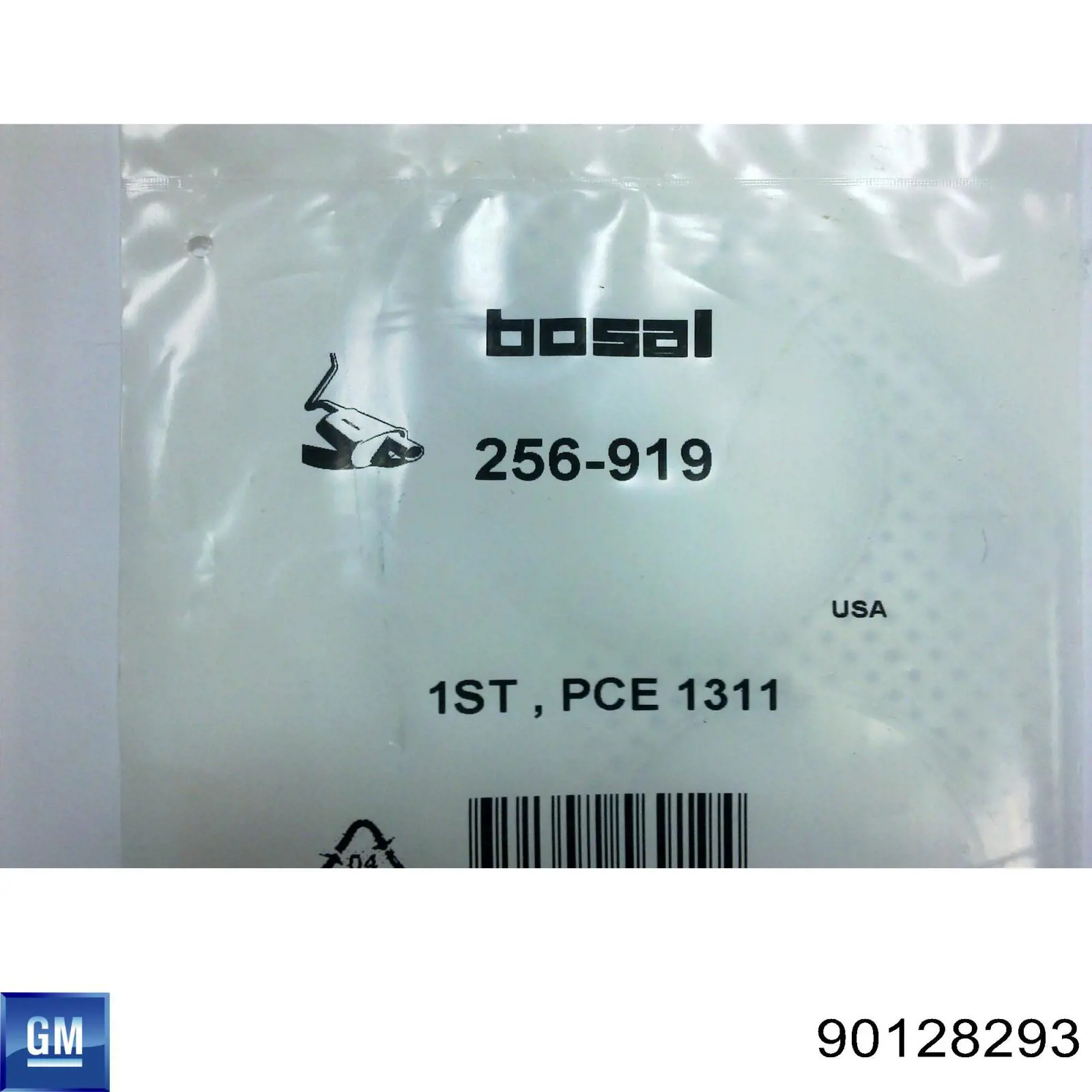 Vedante de tubo de admissão do silenciador 90128293 General Motors