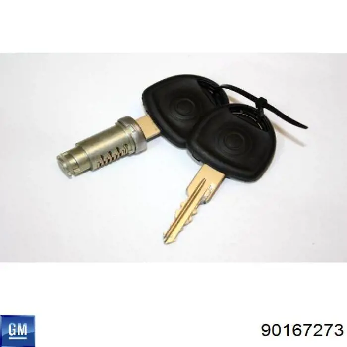 Trinco de fecho da porta dianteira esquerda 90167273 General Motors