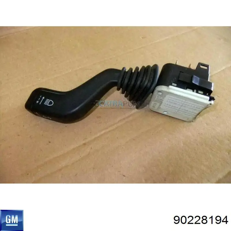 Comutador esquerdo instalado na coluna da direção General Motors 90228194