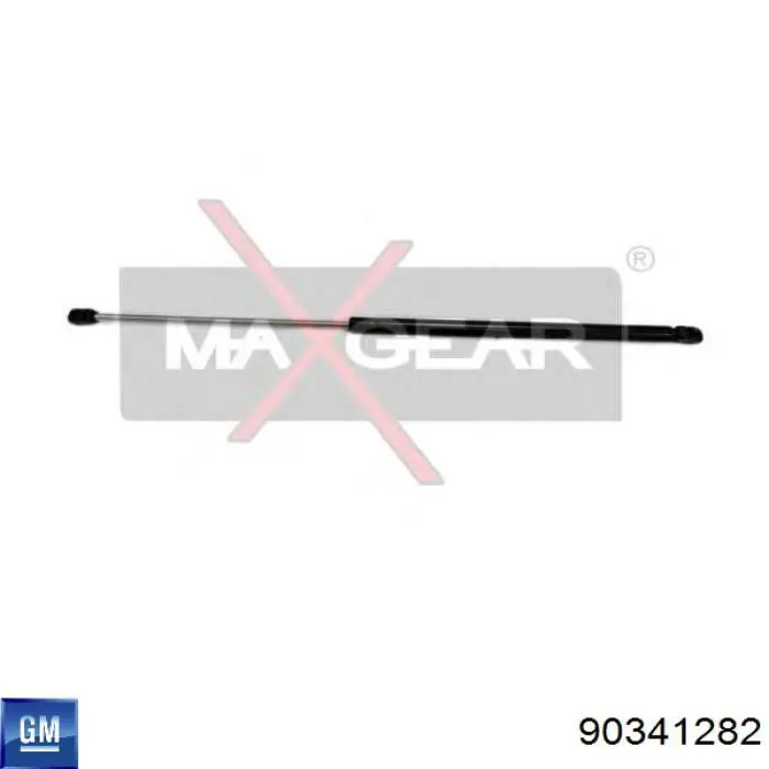 90341282 General Motors Amortecedor de tampa de porta-malas (de 3ª/5ª porta traseira)