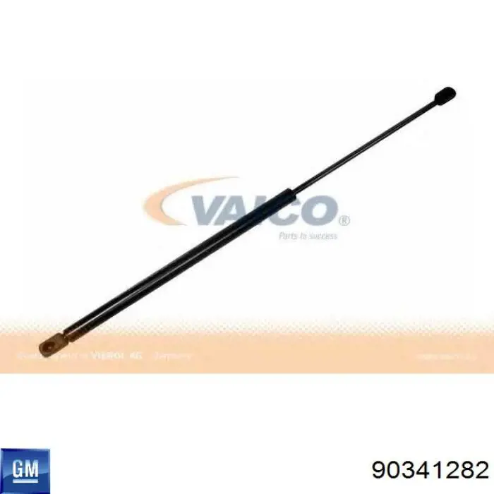 Amortecedor de tampa de porta-malas (de 3ª/5ª porta traseira) 90341282 General Motors