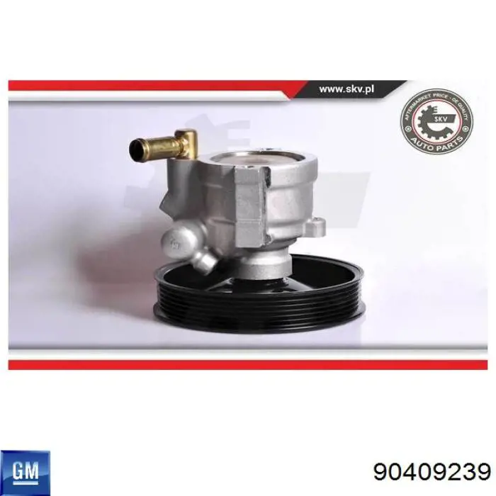 Bomba da Direção hidrâulica assistida 90409239 General Motors