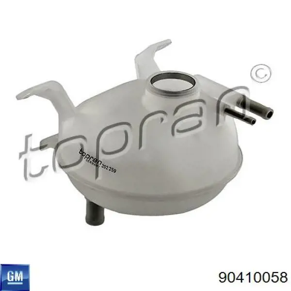 Tanque de expansão do sistema de esfriamento 90410058 General Motors