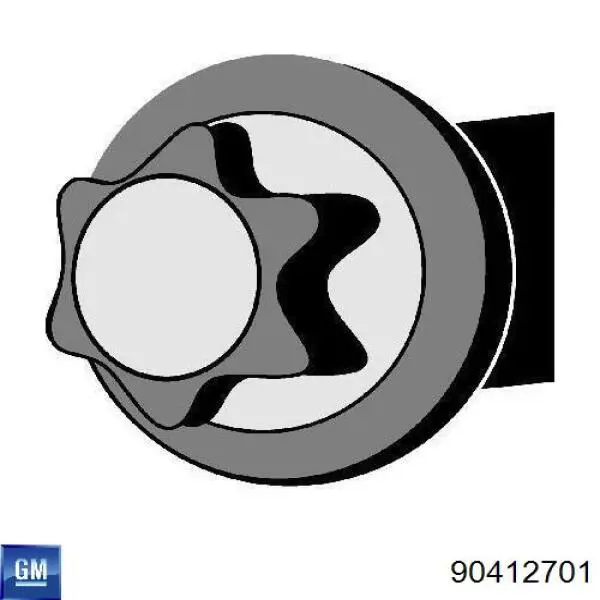 90412701 General Motors Parafuso de cabeça de motor (CBC)