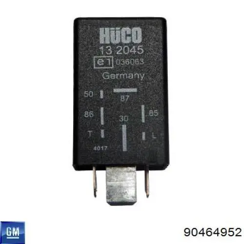 90464952 General Motors Relê das velas de incandescência