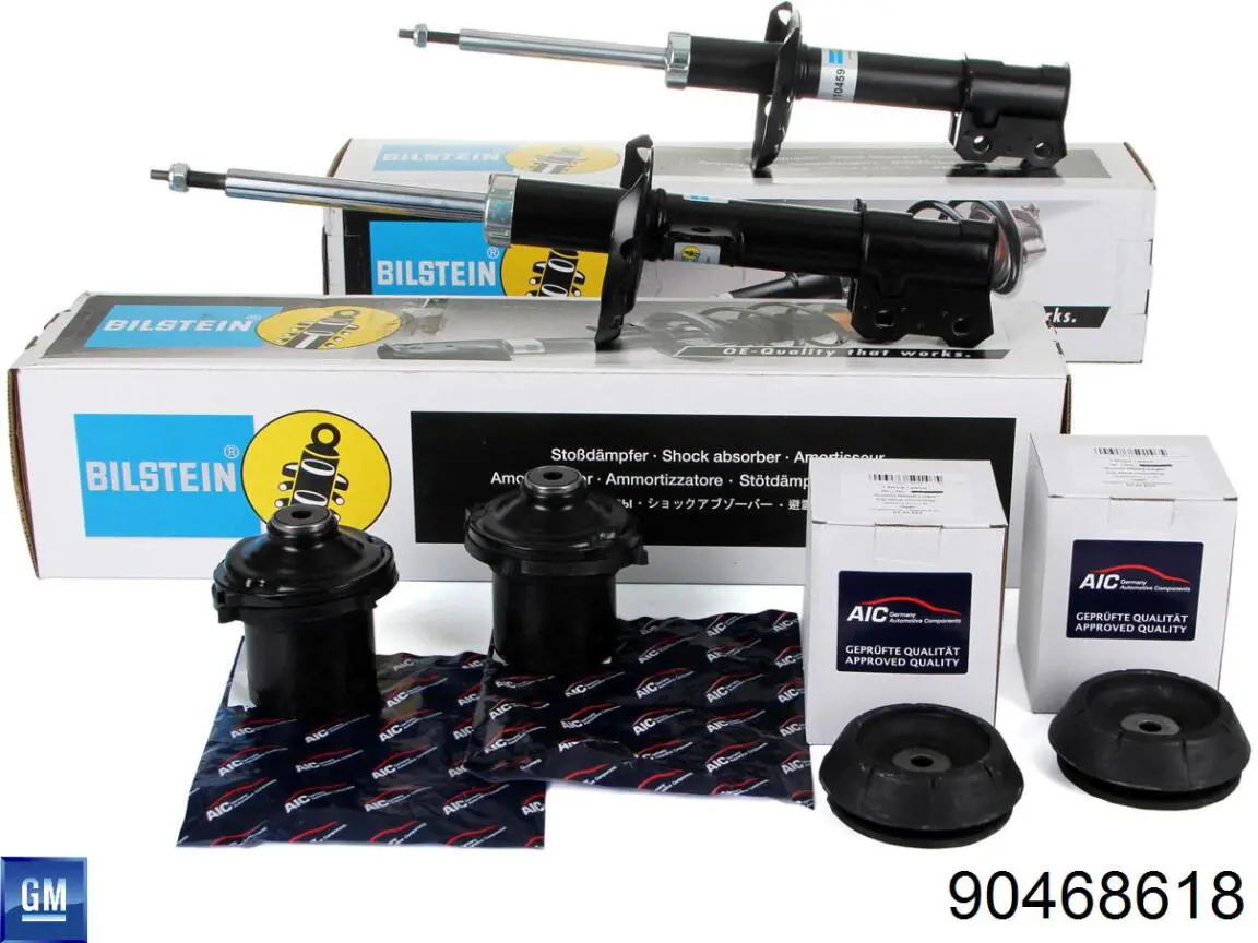 Compre 90468618 General Motors Suporte de amortecedor dianteiro