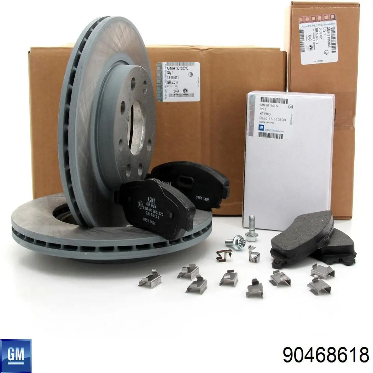 Suporte de amortecedor dianteiro 90468618 General Motors