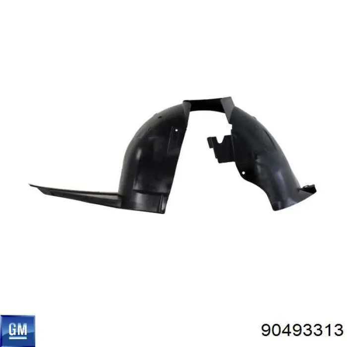Guarda-barras direito do pára-lama dianteiro Opel Omega B 25, 26, 27