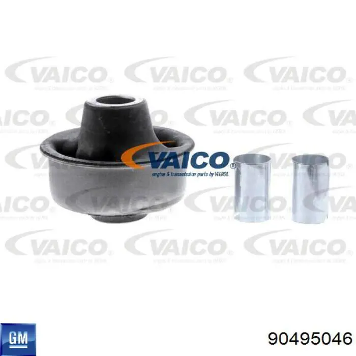 Bloco silencioso dianteiro do braço oscilante inferior 90495046 General Motors