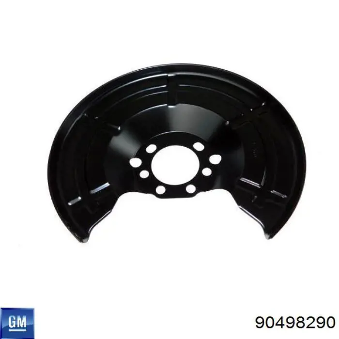 Proteção do freio de disco traseiro 90498290 General Motors