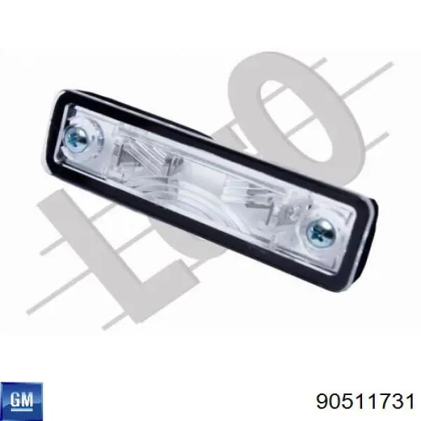 Compre 90511731 General Motors Lanterna da luz de fundo de matrícula traseira