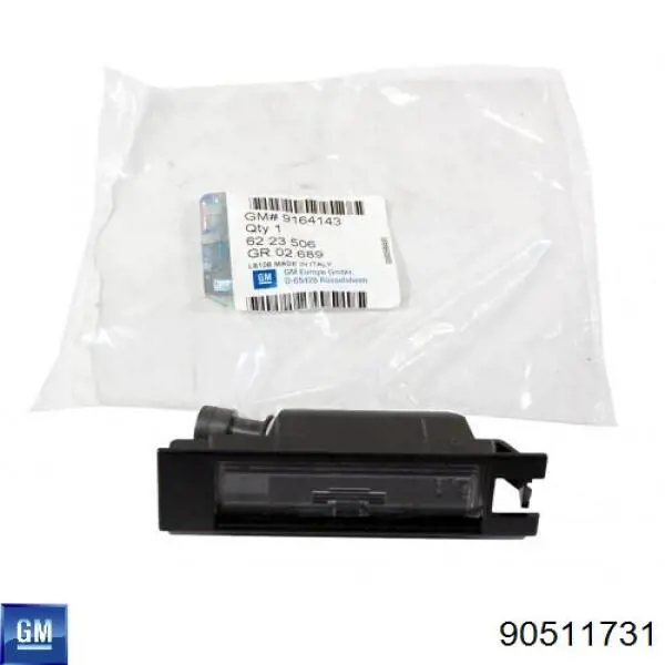 Lanterna da luz de fundo de matrícula traseira General Motors 90511731 preço, a partir de 7,44 USD