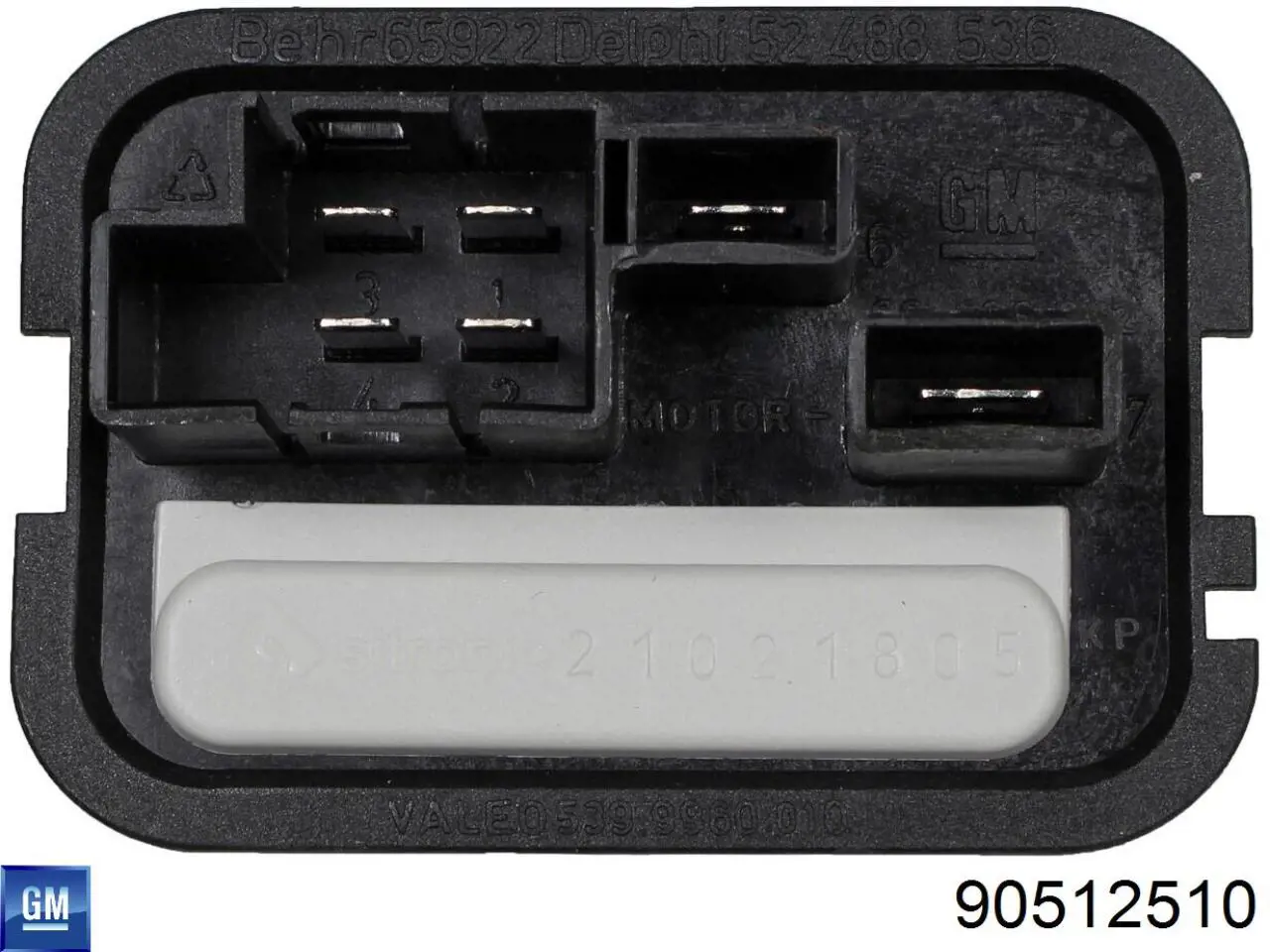 Resistor (resistência) de ventilador de forno (de aquecedor de salão) General Motors 90512510 preço, a partir de 37,46 USD