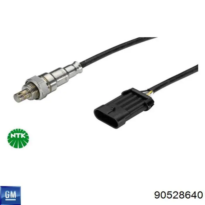 Sonda lambda, sensor de oxigênio 90528640 General Motors