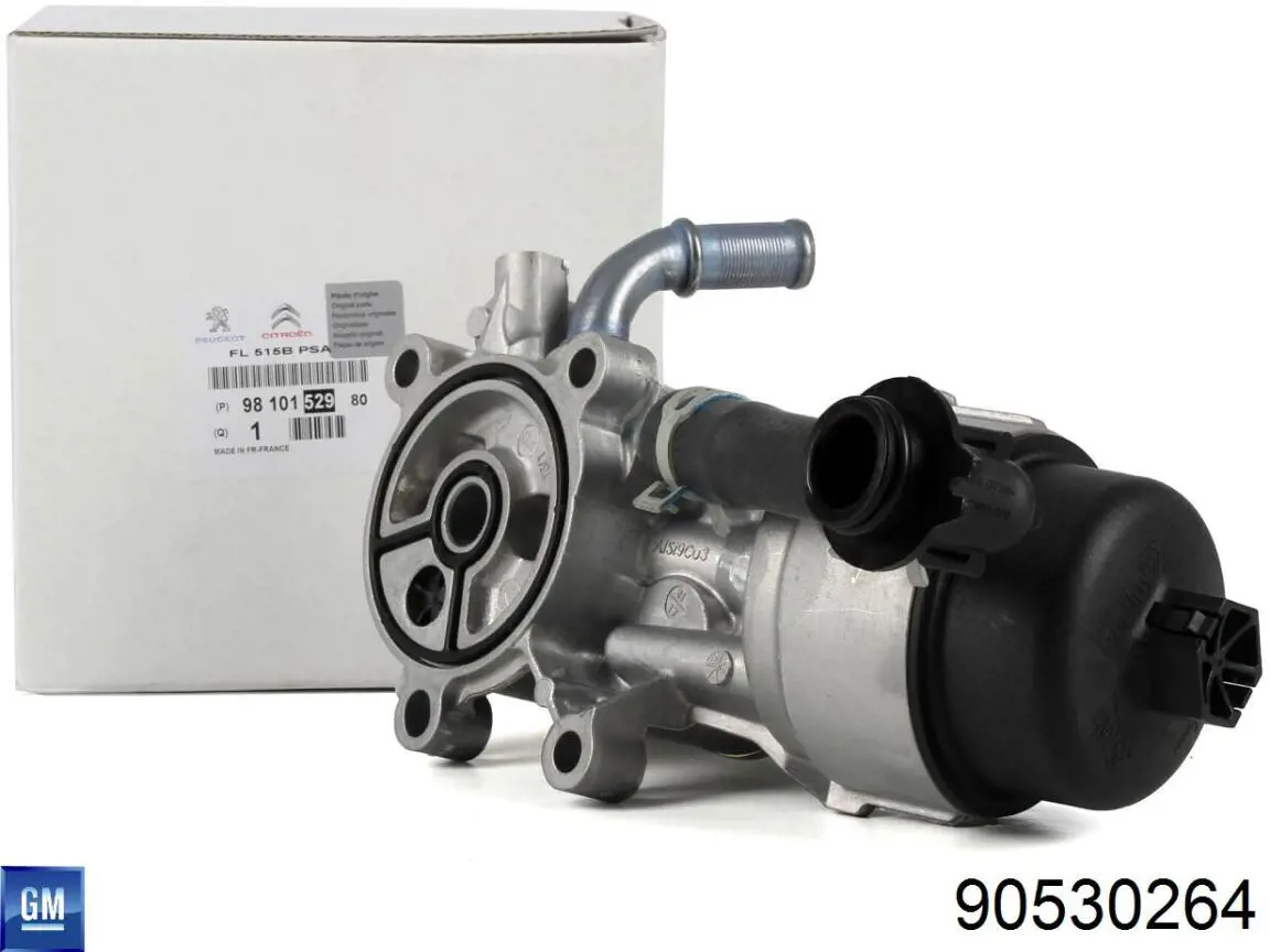 Vedante de adaptador do filtro de óleo 90530264 General Motors