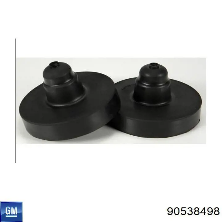 90538498 General Motors Espaçador (anel de borracha) da mola traseira superior