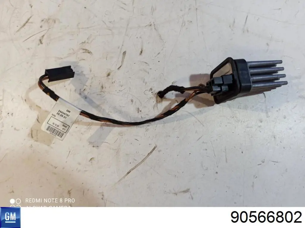 Resistor (resistência) de ventilador de forno (de aquecedor de salão) General Motors 90566802 preço, a partir de 37,52 USD