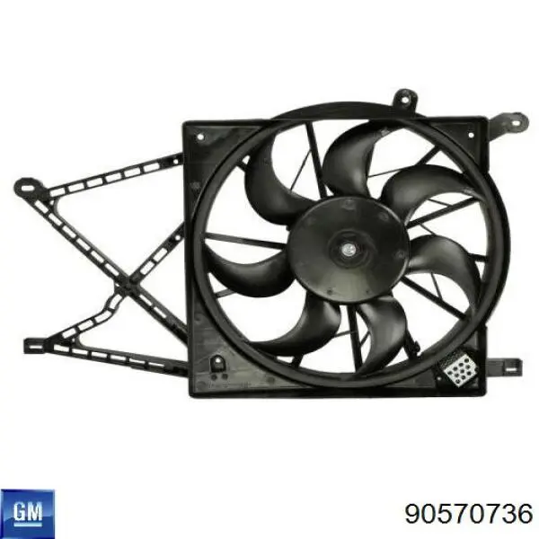 Difusor do radiador de esfriamento Opel 1314539 preço, a partir de 54,48 USD