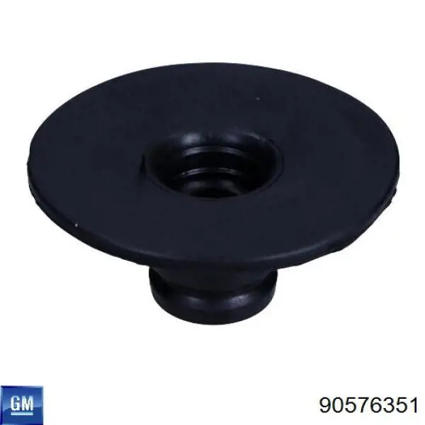 Espaçador (anel de borracha) da mola traseira superior 90576351 General Motors