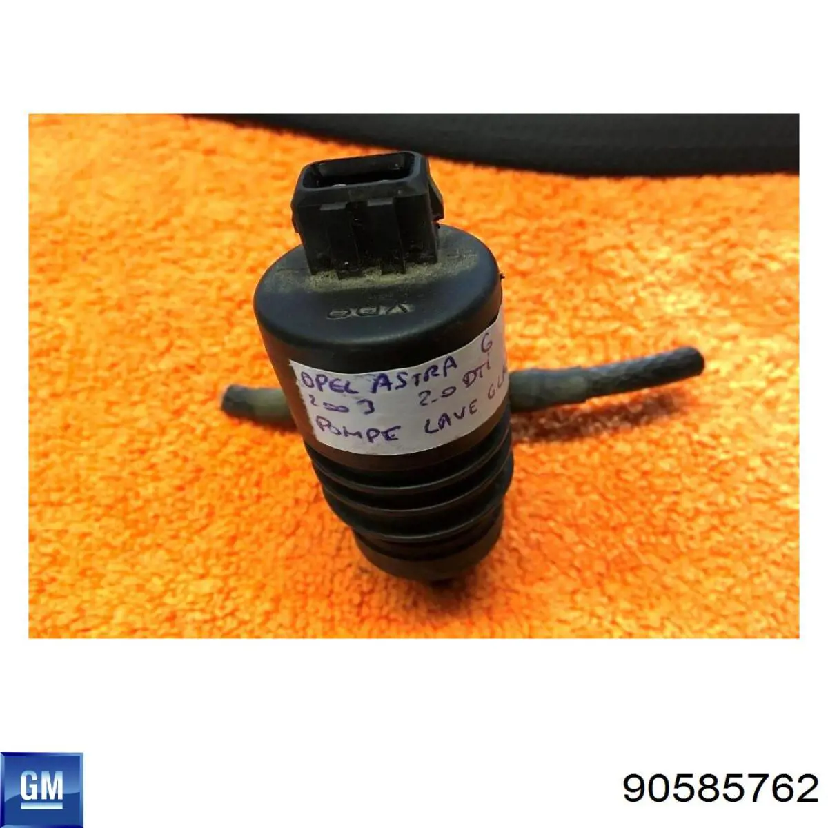 Compre 90585762 General Motors Bomba de motor de fluido para lavador de vidro dianteiro
