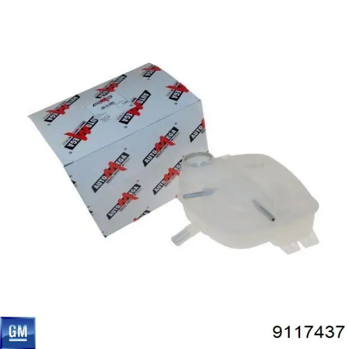 Compre 9117437 General Motors Tanque de expansão do sistema de esfriamento