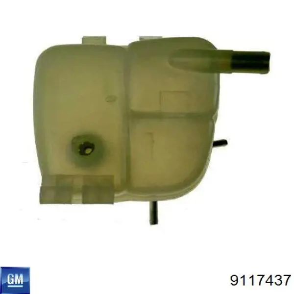 Tanque de expansão do sistema de esfriamento 9117437 General Motors