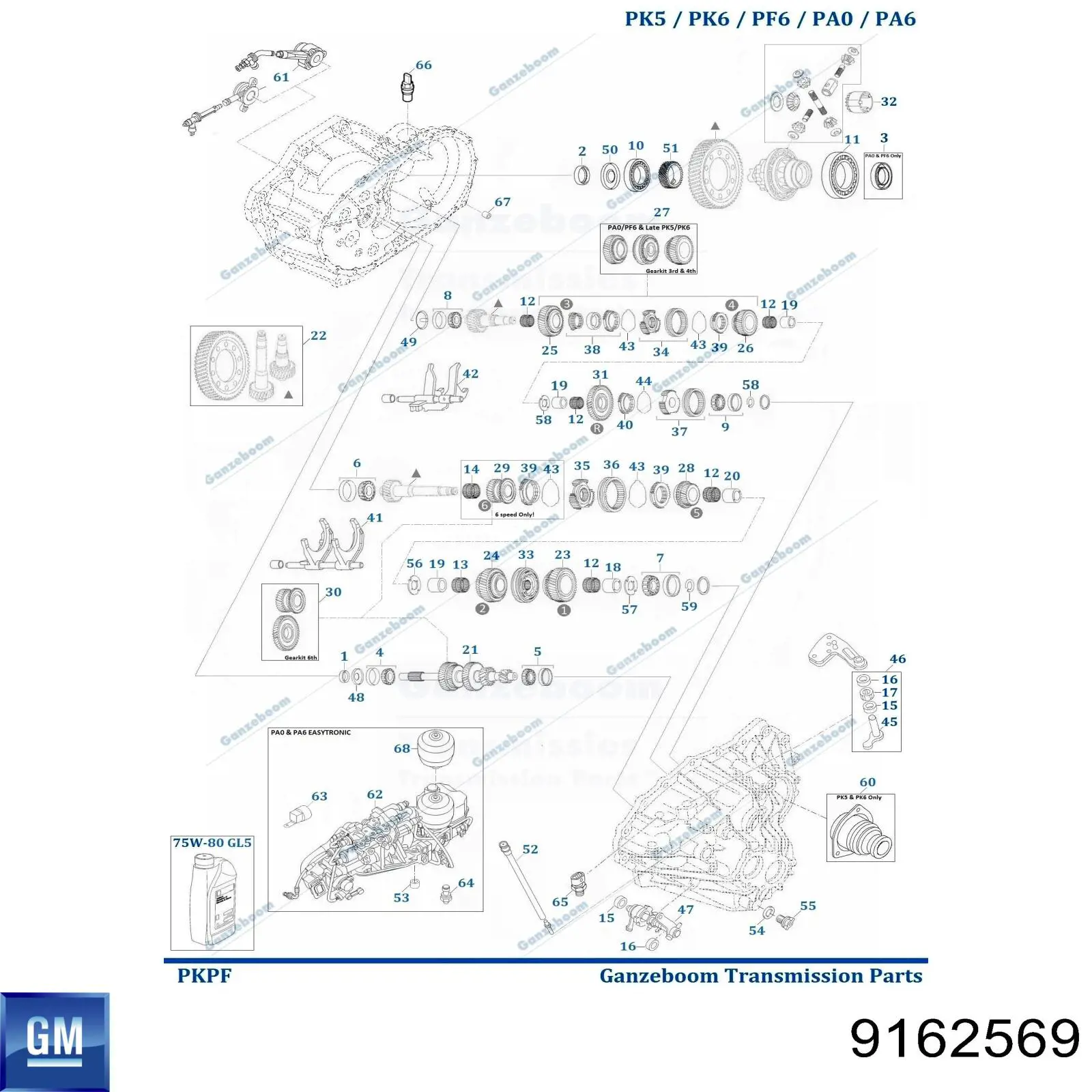 Rolamento de diferencial do eixo dianteiro Opel 4502270 preço, a partir de 31,82 USD