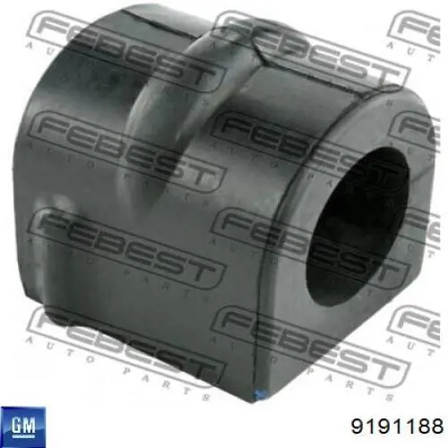 Bucha de estabilizador dianteiro General Motors 9191188 preço, a partir de 3,42 USD