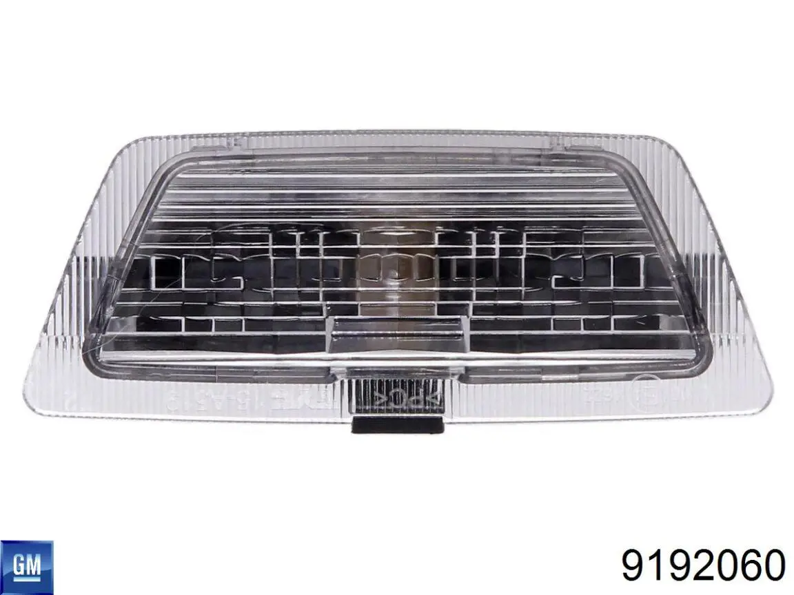 Compre 9192060 General Motors Lanterna da luz de fundo de matrícula traseira